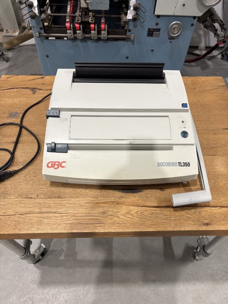 Docubind TL350, Ophalen, Gebruikt