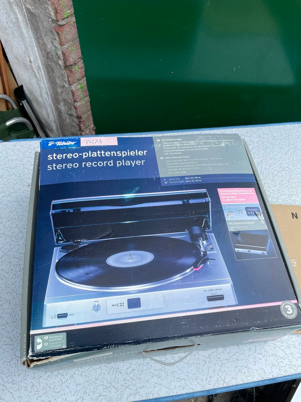 Tchibo TCM Stereo Platenspeler, Automatisch, Nieuw, Platenspeler, Ophalen
