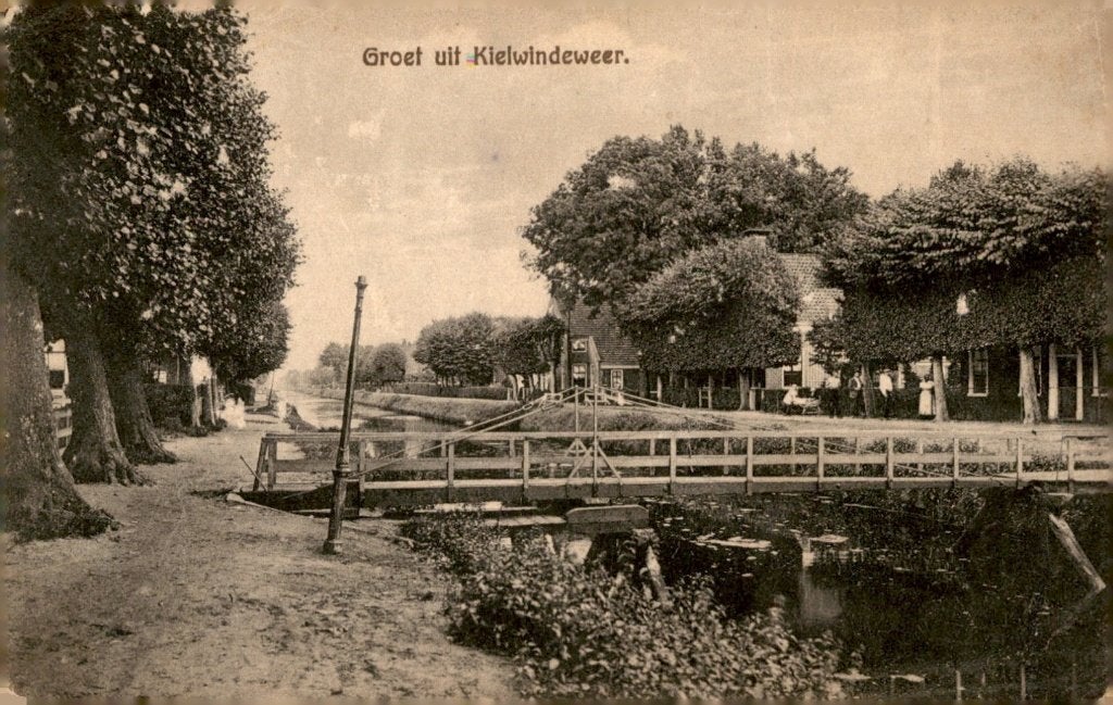 Kiel-Windeweer  Dorpsgezicht # 143, Verzenden, Voor 1920, Gelopen, Groningen
