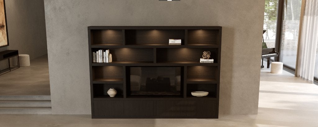 Mooie Hofstede Raanhuis Cuadro Vakkenkast Showroommodel, Ophalen, Met deur(en), 200 cm of meer, Eikenhout