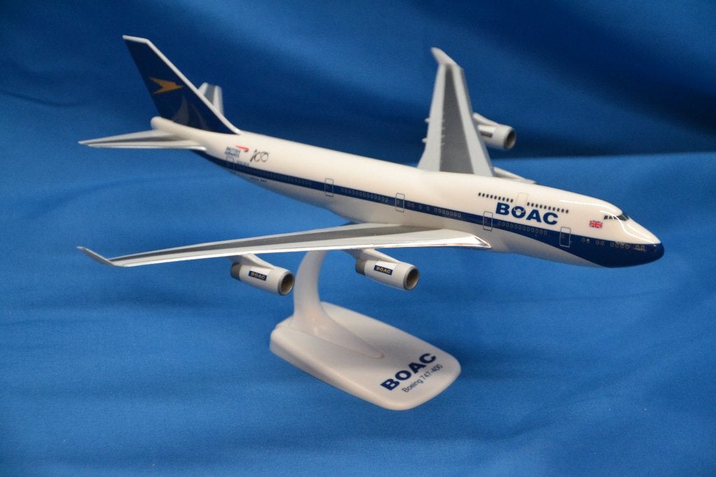 Boeing B747-400 BOAC retro (nieuw), Hobby en Vrije tijd, Overige merken, 1:200 of kleiner, ., Nieuw
