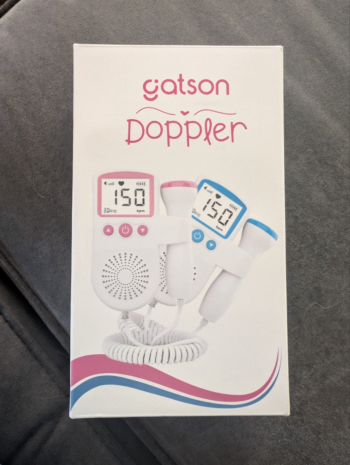 Gatson Doppler Foetale Hartslagmeter met Ultrasone Gel, Ophalen, Zo goed als nieuw