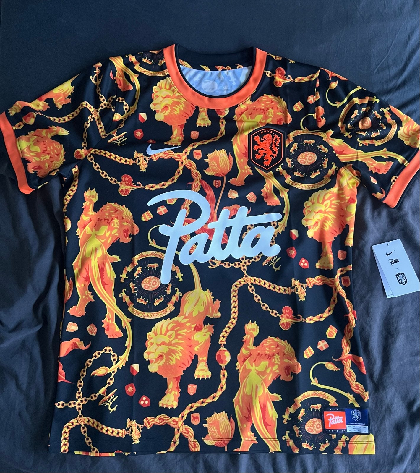 Patta x Nike Warmup Jersey - Maat L, Ophalen of Verzenden, Nieuw, Maat 52/54 (L), Zwart