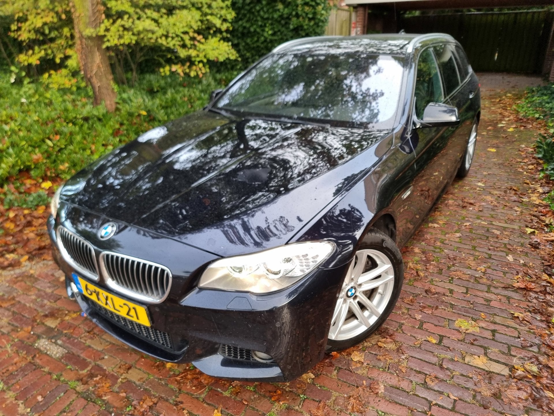 BMW 5-serie Touring 535xd High Executive M-Sport FULL OPTION, Auto's, Automaat, Euro 5, Gebruikt, Zwart
