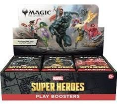 30 boosters (boosterbox) marvel super heroes, Hobby en Vrije tijd, Ophalen of Verzenden, Nieuw, Booster