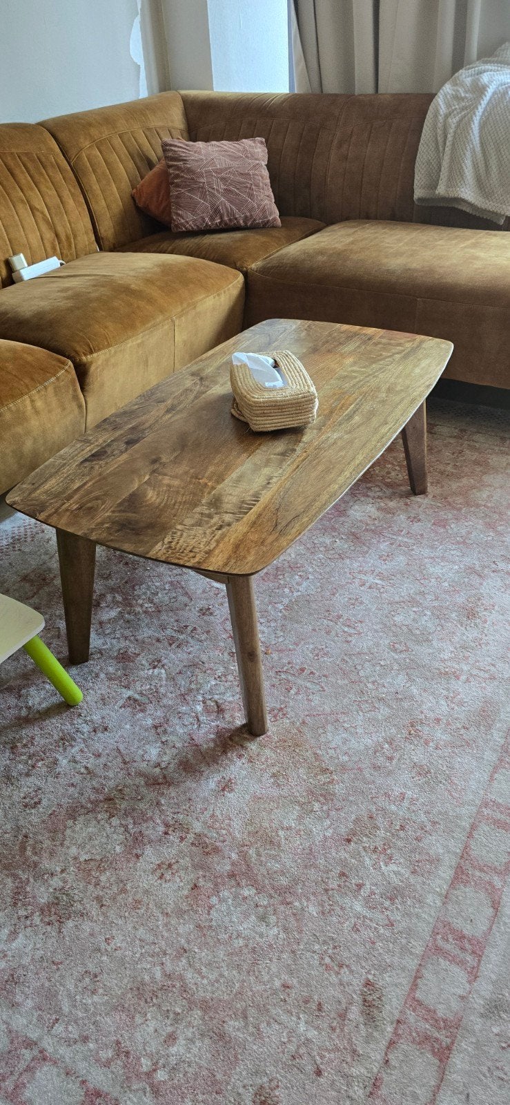 eikenhout salontafel, Ophalen, 100 tot 150 cm, Eikenhout, 50 tot 100 cm