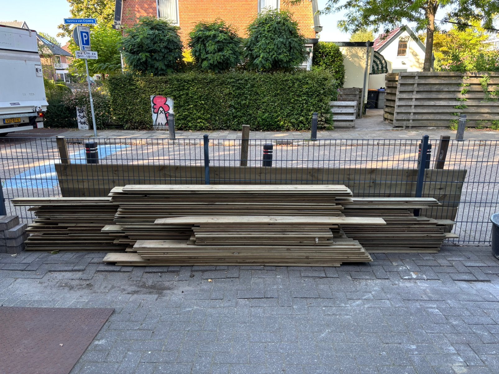Rabat planken en planken geïmpregneerd, Ophalen, Gebruikt, Plank, Geïmpregneerd