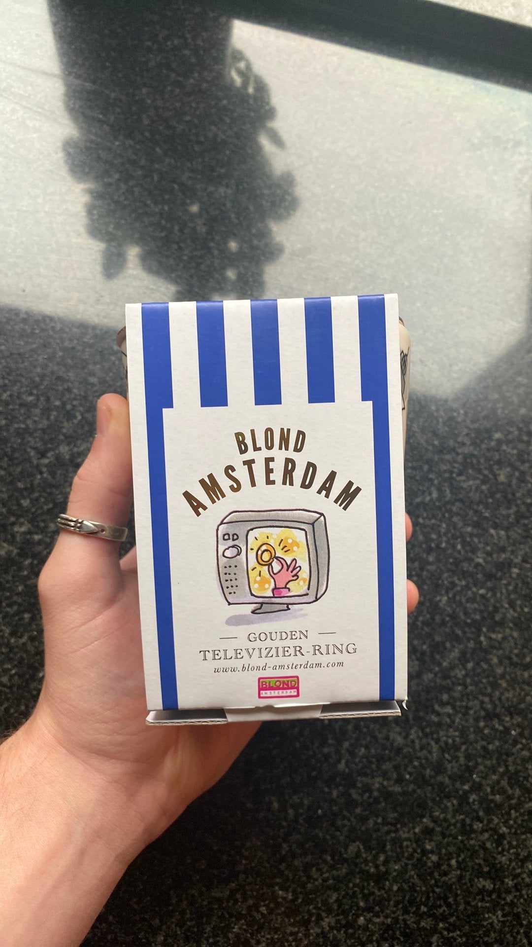 Blond Amsterdam Gouden Televizier-Ring Mok, Huis en Inrichting, Ophalen of Verzenden, Zo goed als nieuw