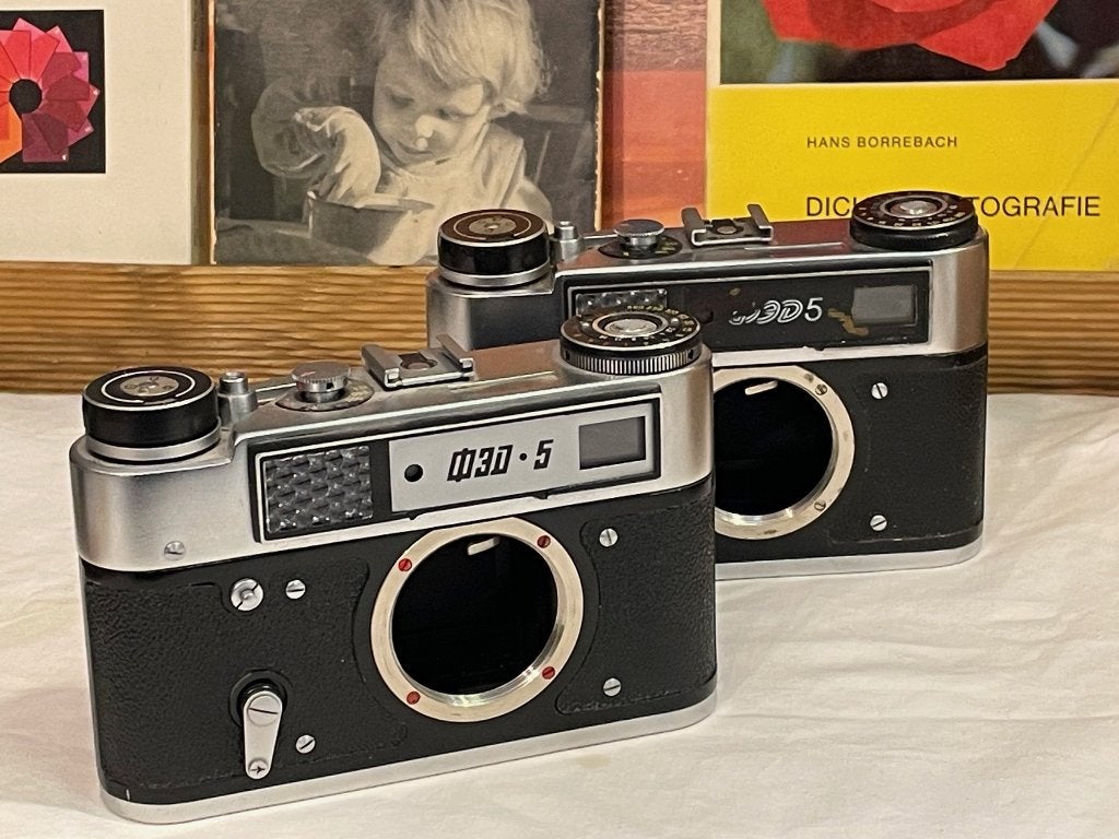 FED-5(A) body's (Rusland van 1977-1996) Leica M39 mount, Audio, Tv en Foto, Fotocamera's Analoog, Ophalen of Verzenden, Compact