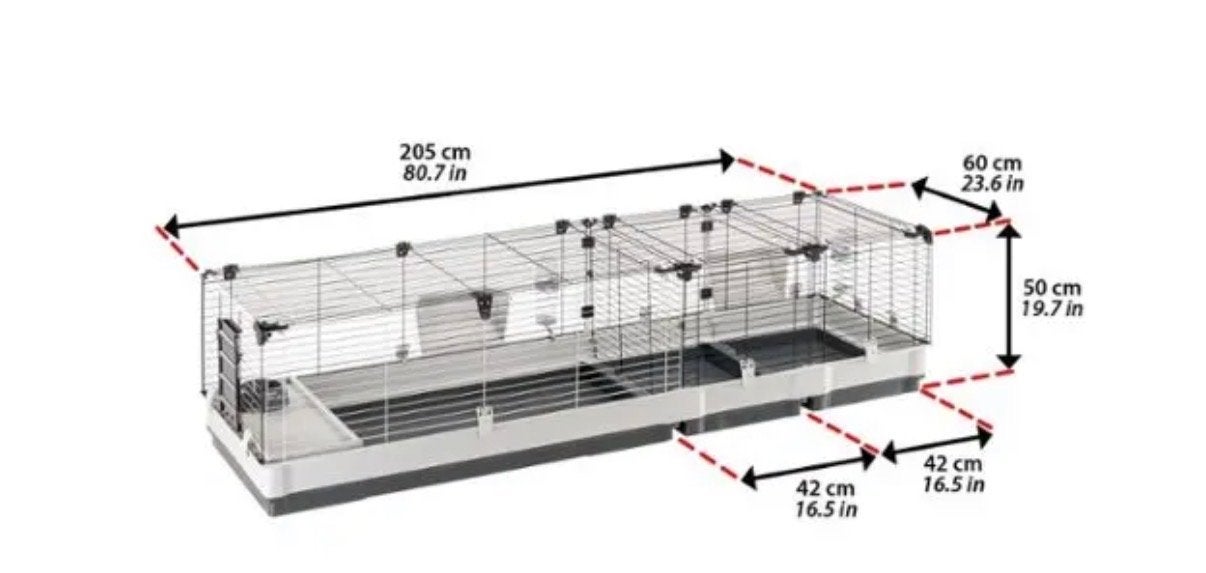 Konijnenhok Ferplast, Kooi, Konijn, Ophalen, Minder dan 60 cm