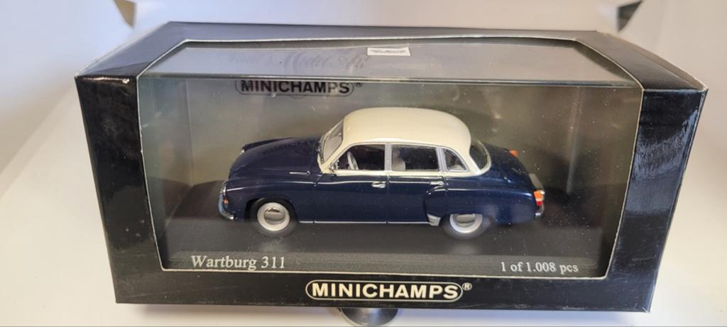 Minichamps Wartburg 311, Ophalen of Verzenden, Zo goed als nieuw, Auto, MiniChamps
