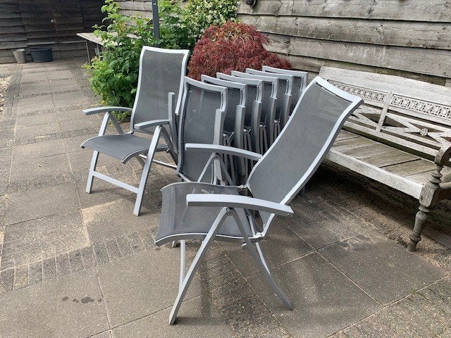 tuinstoelen, Ophalen, Gebruikt, Aluminium, Inklapbaar