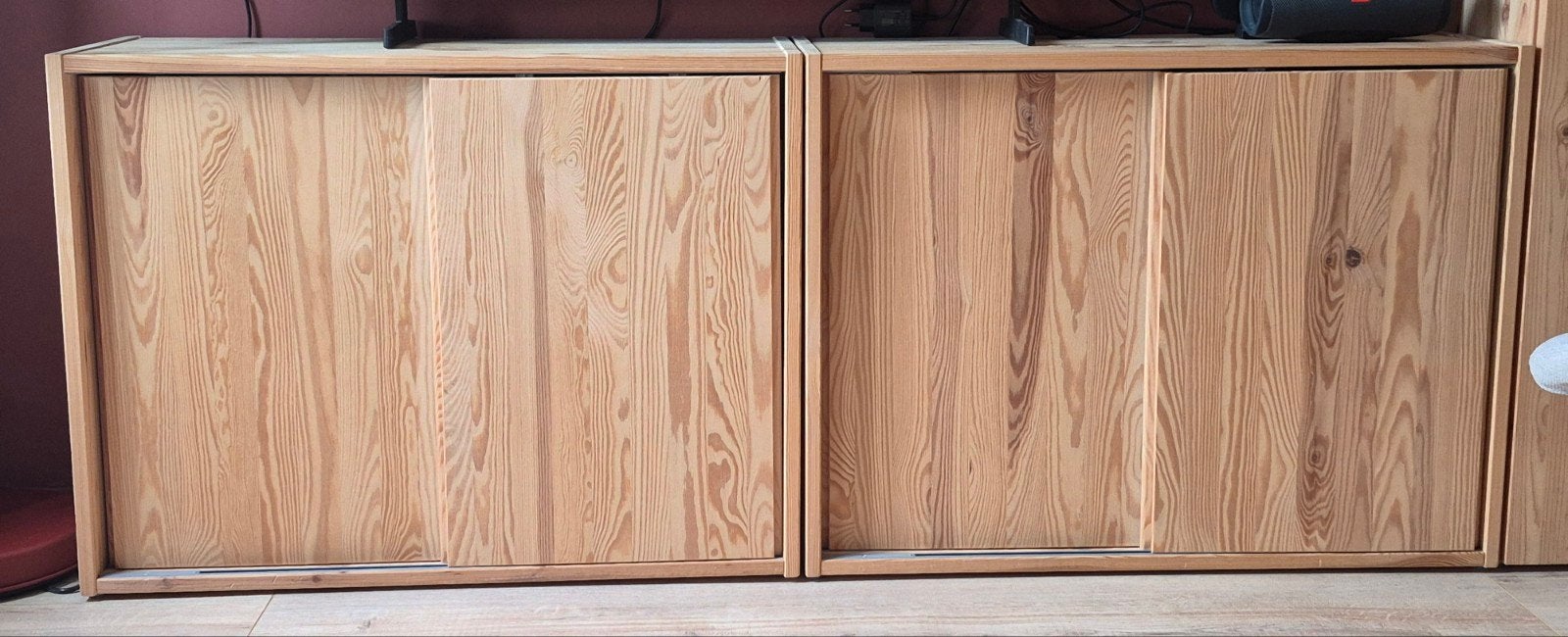 Houten kast met schuifdeuren ivar ikea, Ophalen, Gebruikt