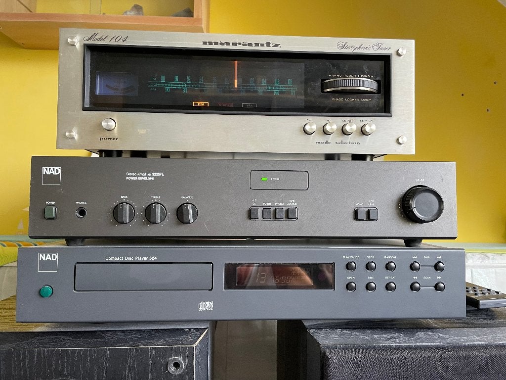 stereo installatie, NAD, Marantz, versterker, tuner, Audio, Tv en Foto, Gebruikt, Losse componenten, Cd-speler, Ophalen