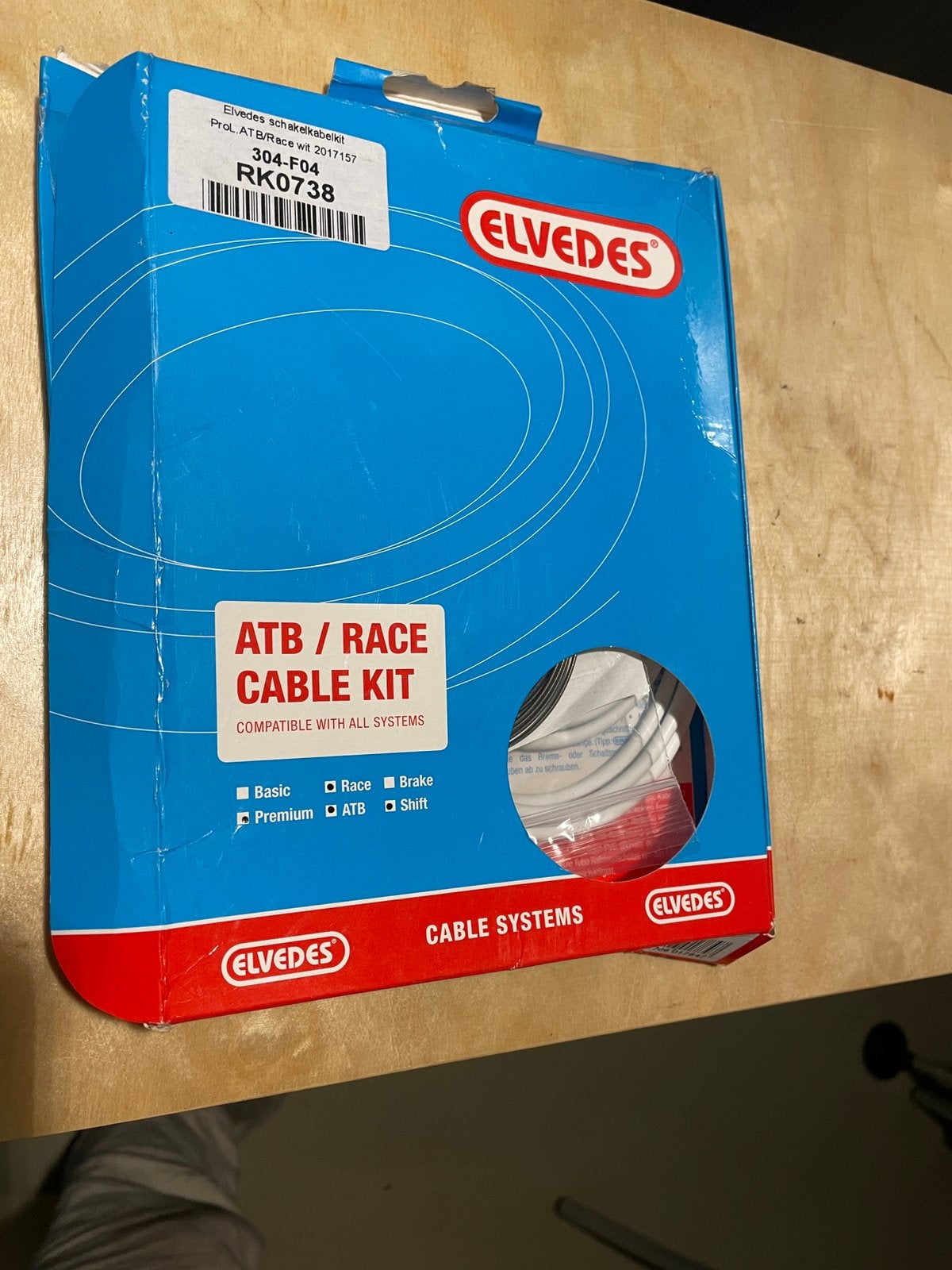NOS kabel set witte buitenkabel, Verzenden, Nieuw