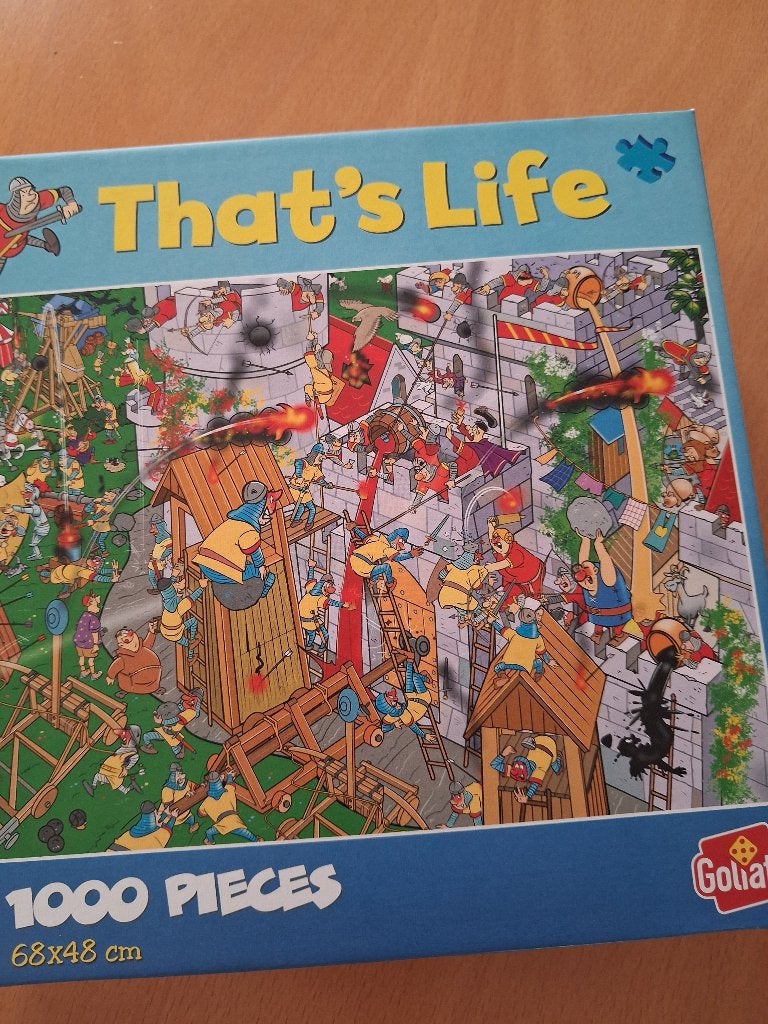 12 thats life puzzels, Ophalen, 500 t/m 1500 stukjes, Zo goed als nieuw, Legpuzzel