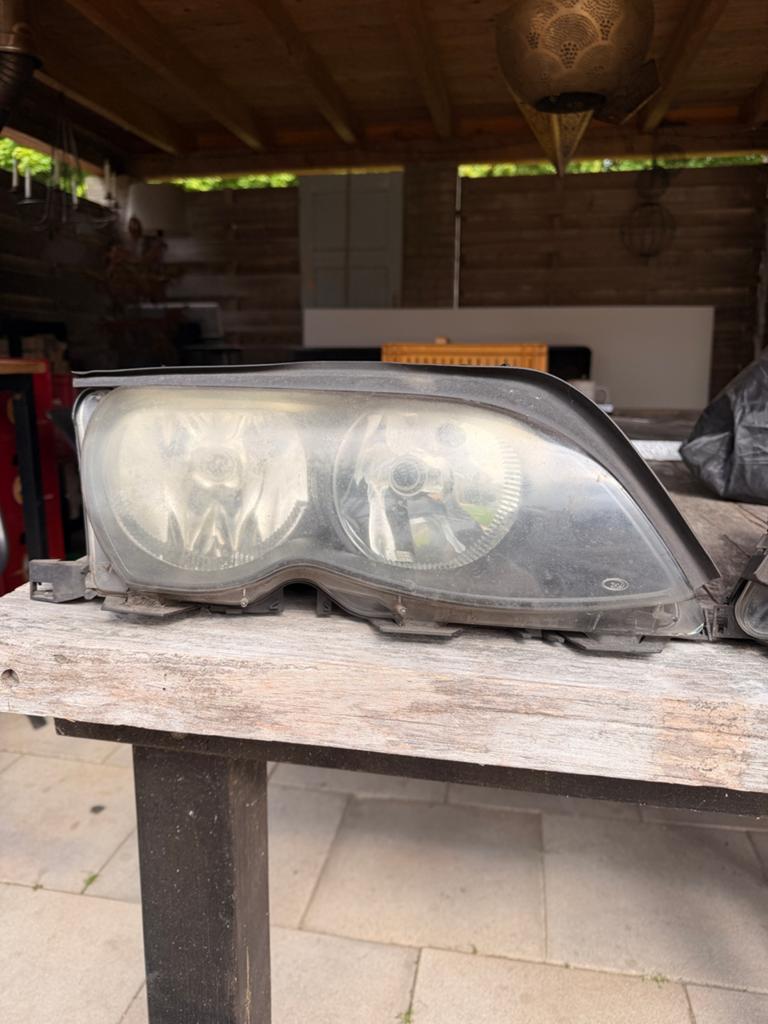 Originele BMW E46 Facelift Koplampen (2001-2005), Auto-onderdelen, Ophalen, Gebruikt, BMW
