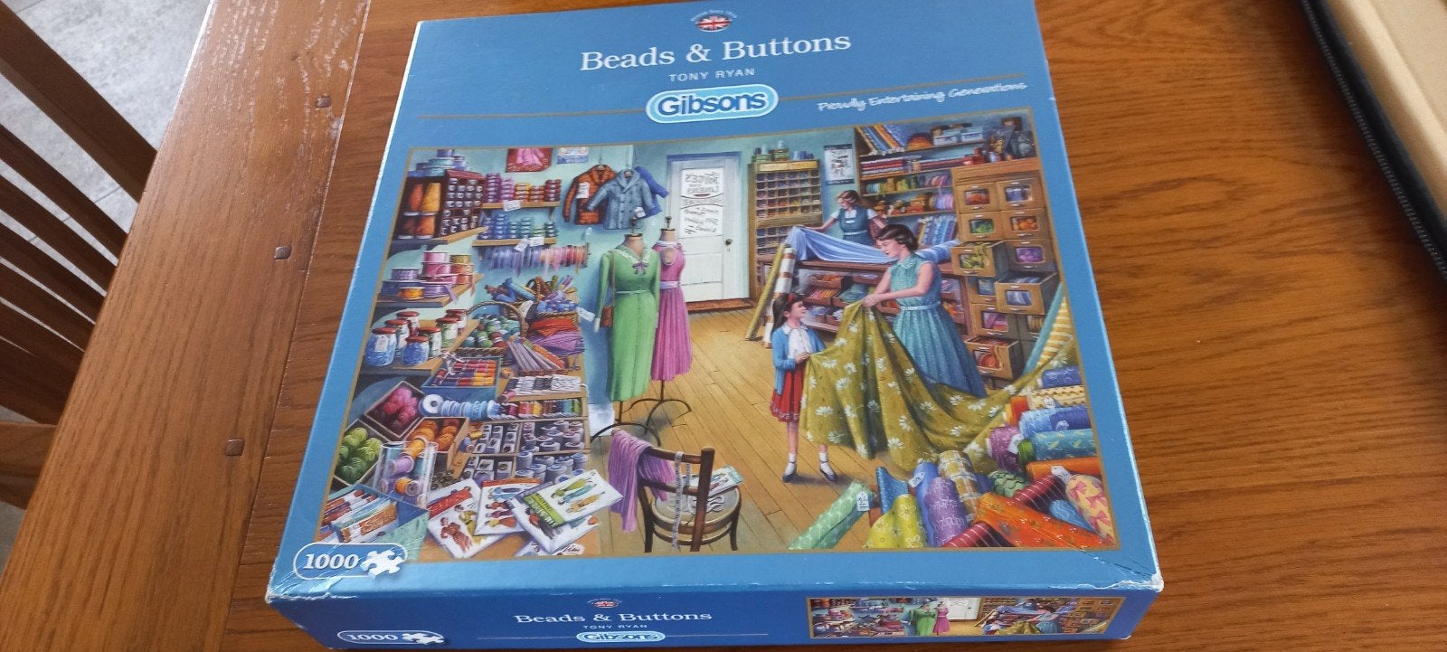 Gibson puzzel, 1000 stukjes, compleet, Ophalen, 500 t/m 1500 stukjes, Zo goed als nieuw