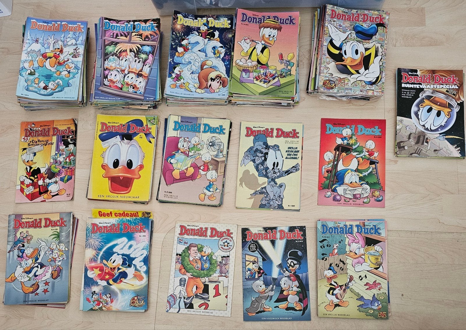 Grote Donald Duck verzameling, Ophalen