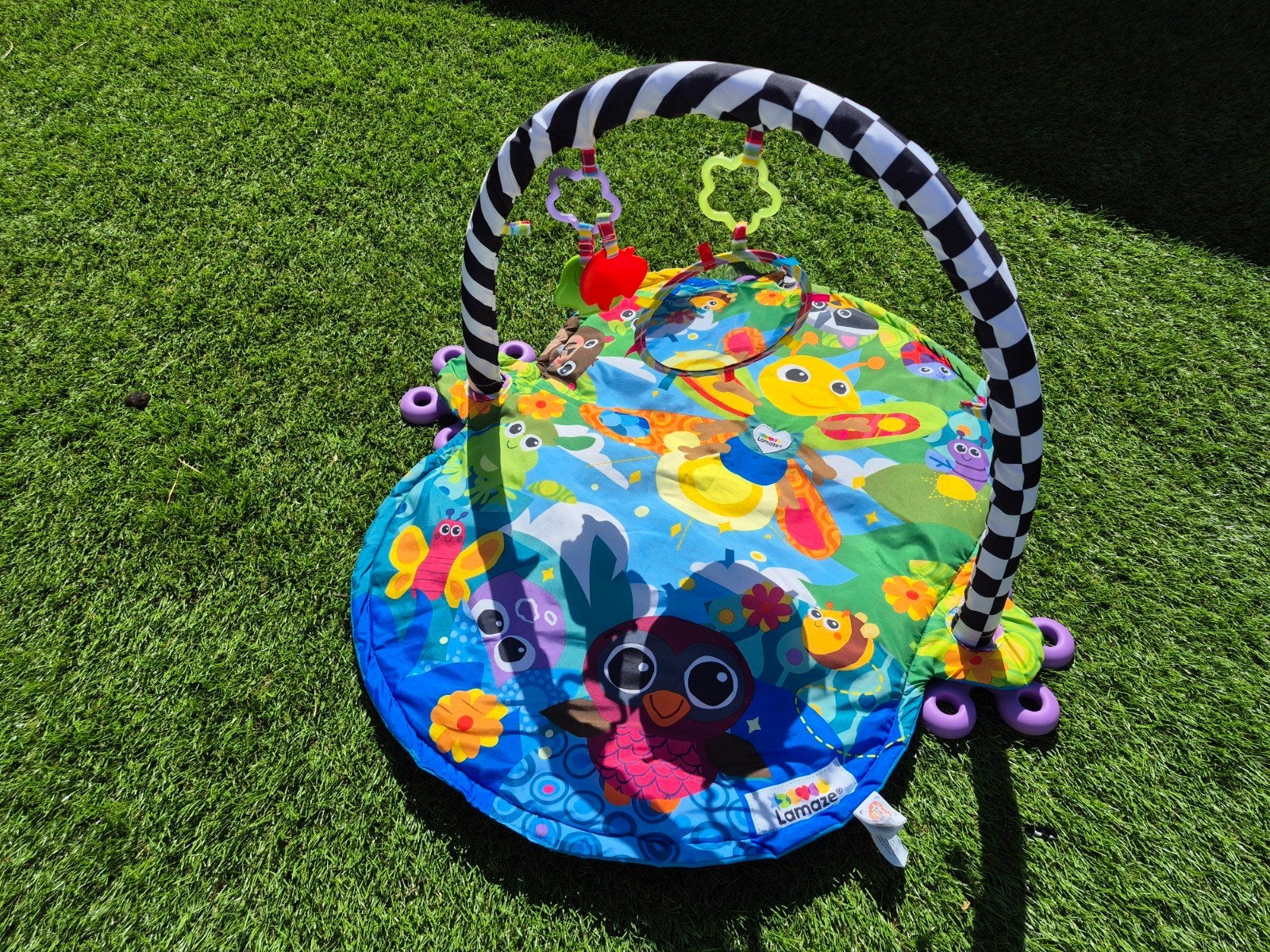 Lamaze Speelkleed met speelboog en speeltjes, Ophalen, Zo goed als nieuw, Speelkleed, Met geluid