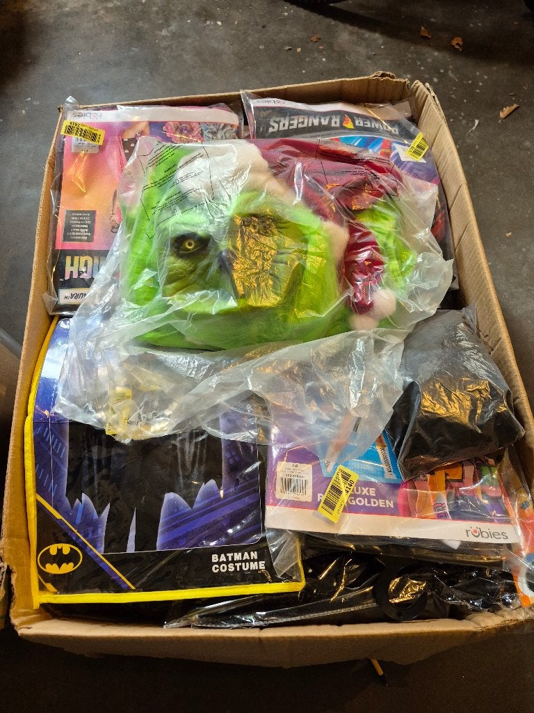 Partij verkleedkleding 70 stuks- Power Rangers K-pop Batman, Diversen, Diversen, zie verpakking, Diversen, zie verpakking, Ophalen of Verzenden