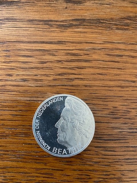 Zilveren 10 gulden Beatrix / Hugo de Groot 1995, Koningin Beatrix, Zilver, Ophalen of Verzenden, Losse munt
