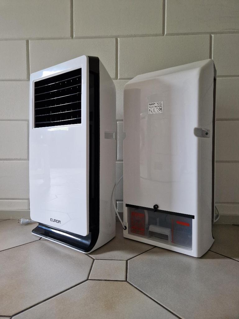 3x Eurom Air Cooler (luchtkoeler), Witgoed en Apparatuur, Airco's, Ophalen, Gebruikt, Timer, Minder dan 60 m³