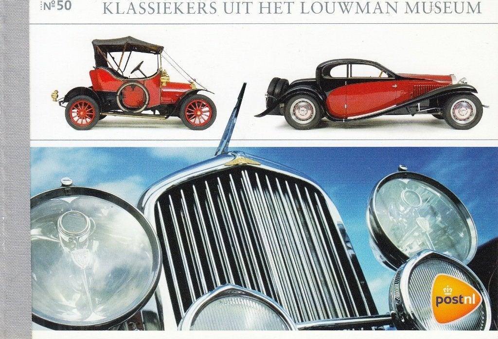 Nederland- 2014-Prestigeboekje 50-Klassiekers Louwman Museum, Verzenden, Na 1940, Postfris