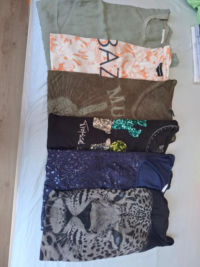 6 dames shirts, Ophalen of Verzenden, Zo goed als nieuw, Maat 46/48 (XL) of groter