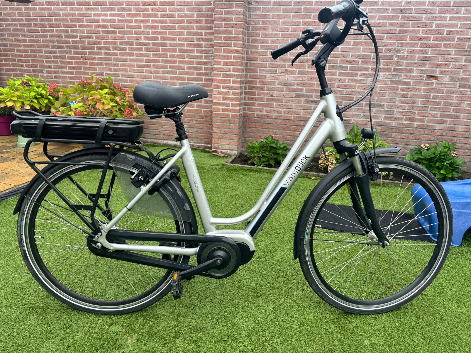 Van Dijck Phaedra ebike, slecht 1282 km, Fietsen en Brommers, Zo goed als nieuw, 51 tot 55 cm, 50 km per accu of meer, Ophalen