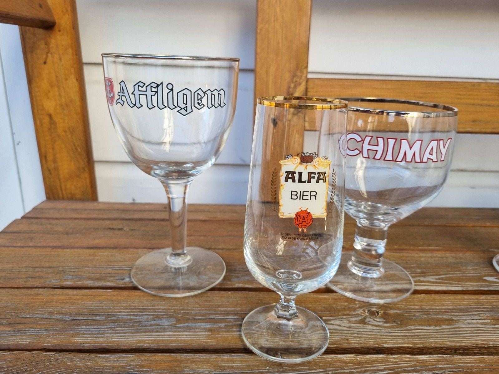 Bierglazen diverse merken, Verzamelen, Ophalen, Gebruikt, Glas of Glazen, Overige merken