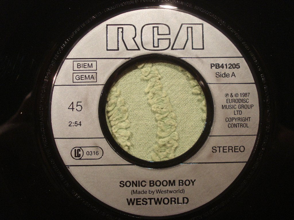 Westworld 7" Vinyl Single: ‘Sonic Boom Boy’, Ophalen of Verzenden, Gebruikt, 7 inch, Pop