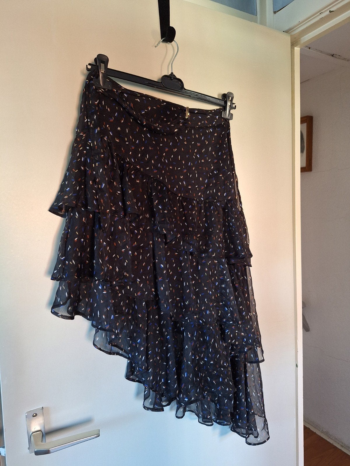 Asymmetrische rok met elastische band, maat L, Maat 42/44 (L), Ophalen of Verzenden, Zo goed als nieuw, Harper & Yve