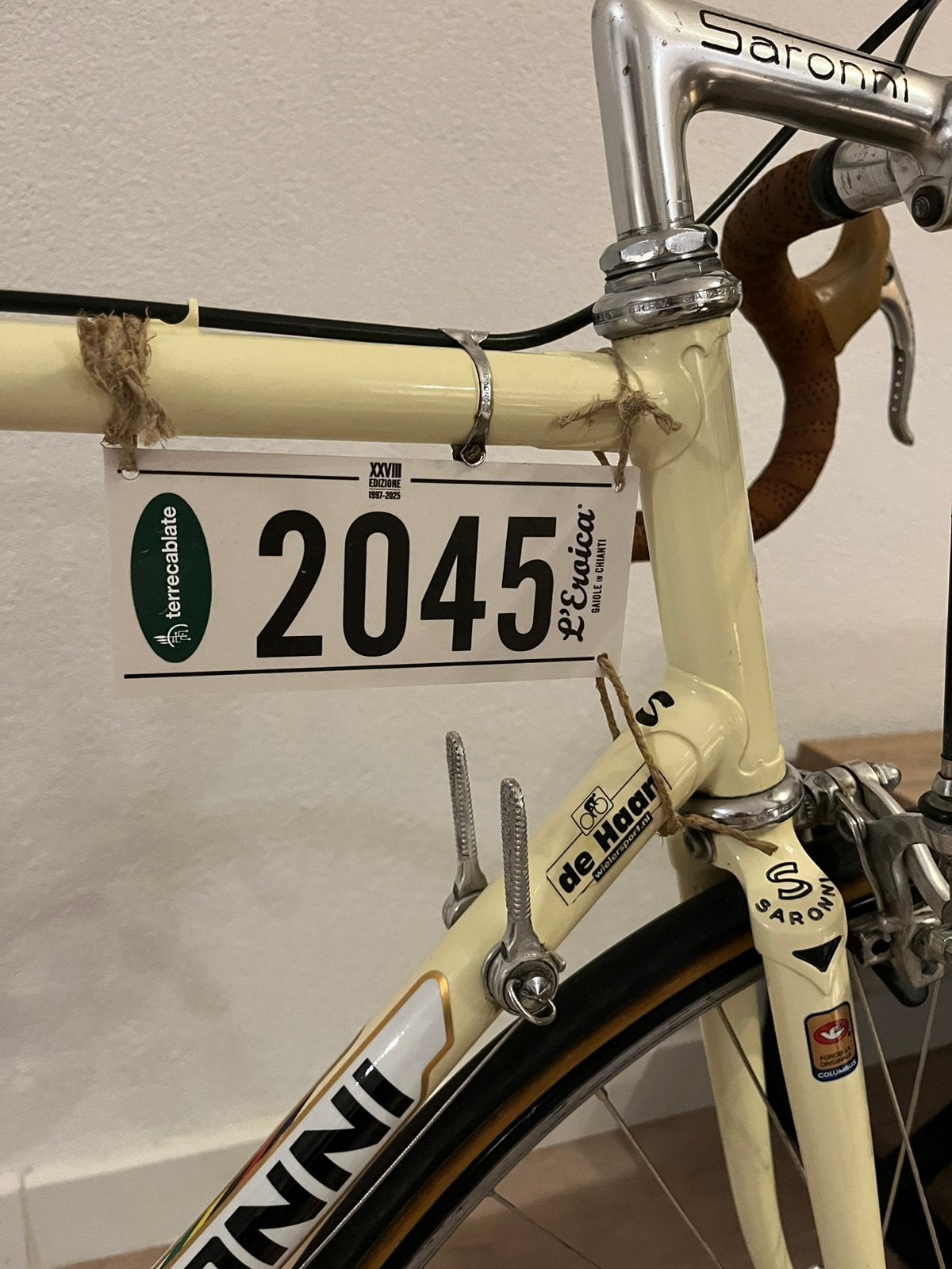 Colnago stalen racefiets Saronni Giro Super Record Eroica 58, 55 tot 59 cm, Ophalen