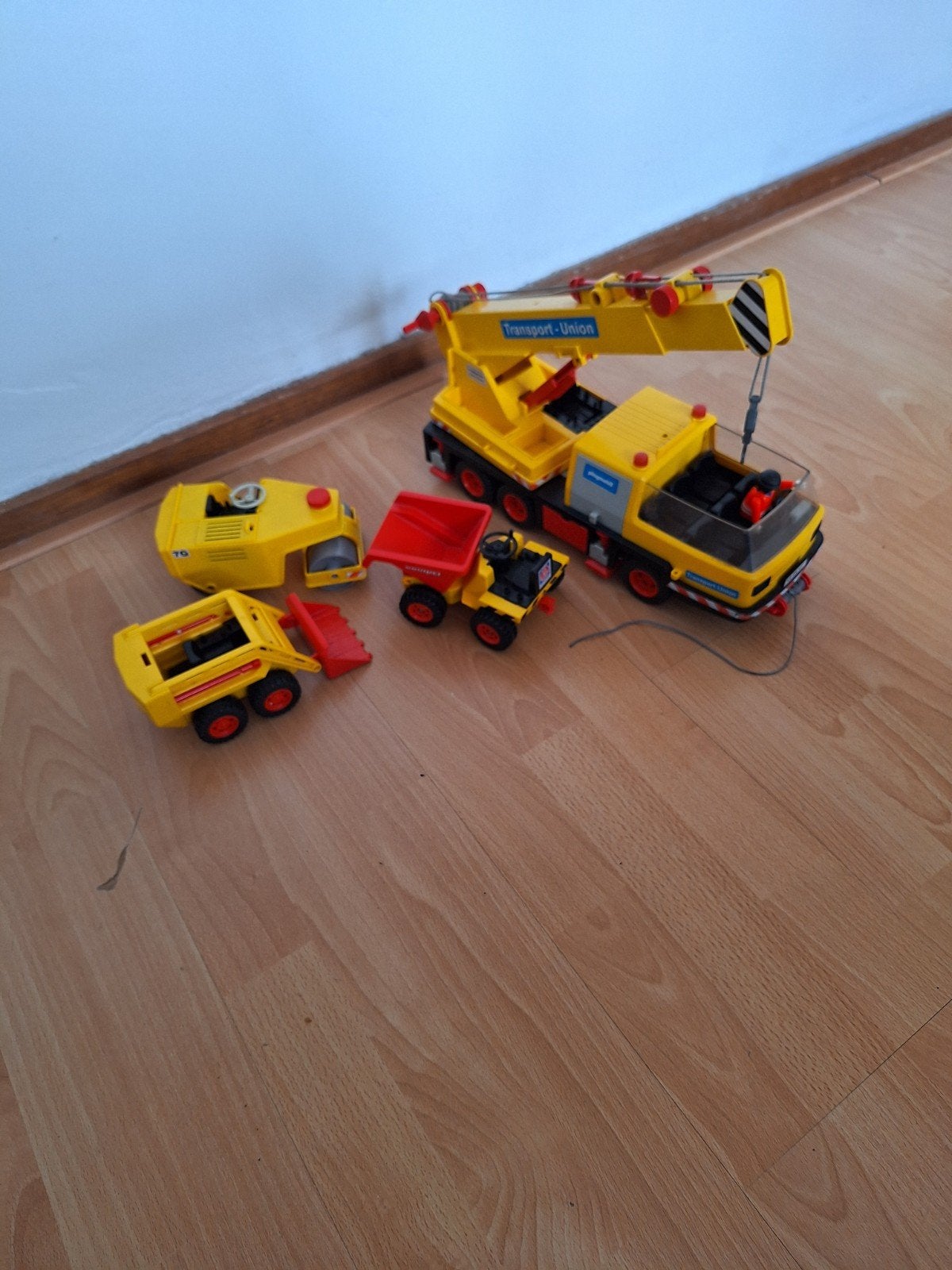 Playmobil werkvoertuigen set (niet compleet), Ophalen of Verzenden, Gebruikt, Losse onderdelen, Voertuig