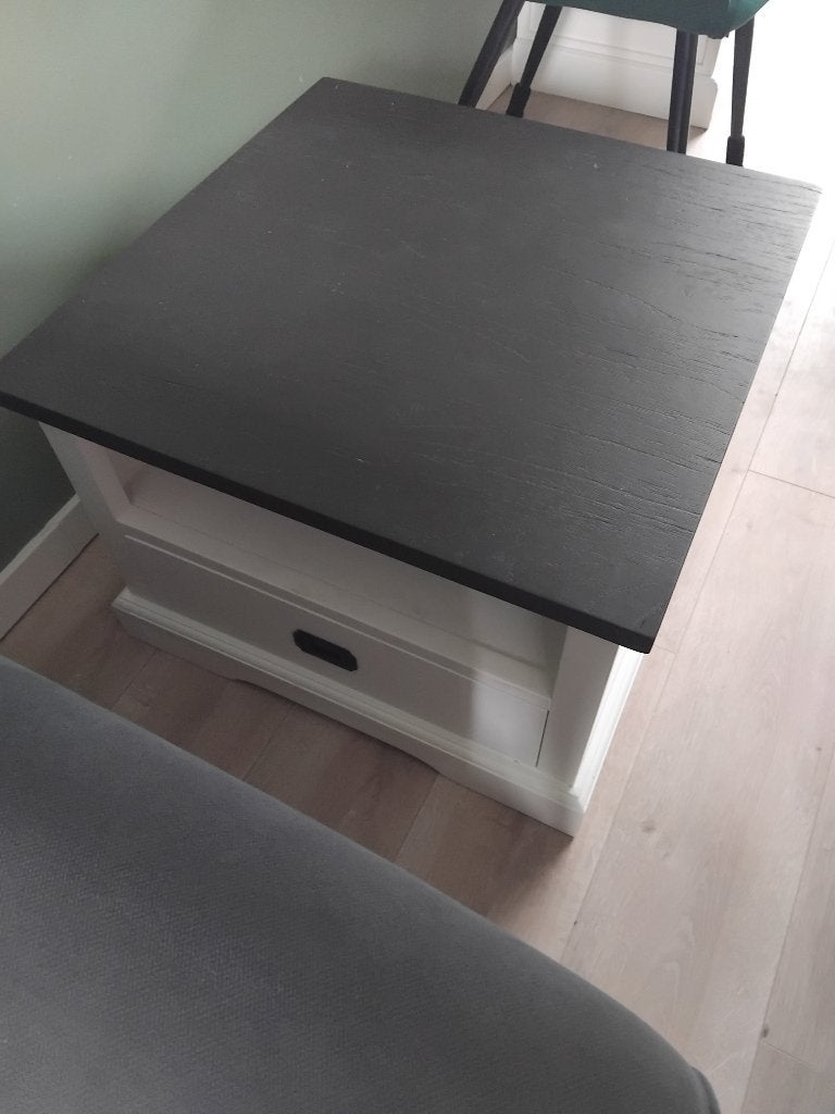 Hoek tafel, Ophalen, Gebruikt, 50 tot 100 cm, Vierkant