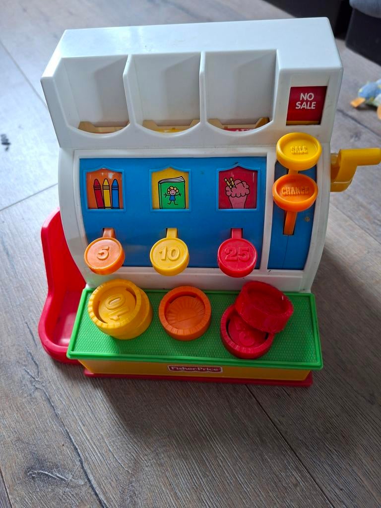 Fisher-Price Kassa Speelgoed, Ophalen, Gebruikt, Speelset