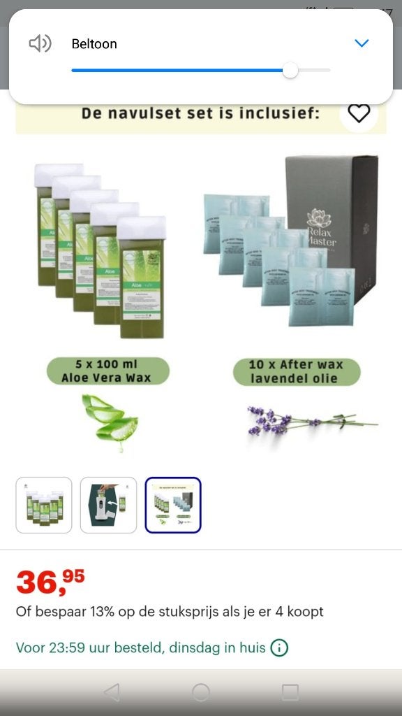 Wax  doosje met 8 potjes te koop, Ophalen, Nieuw, Overige typen