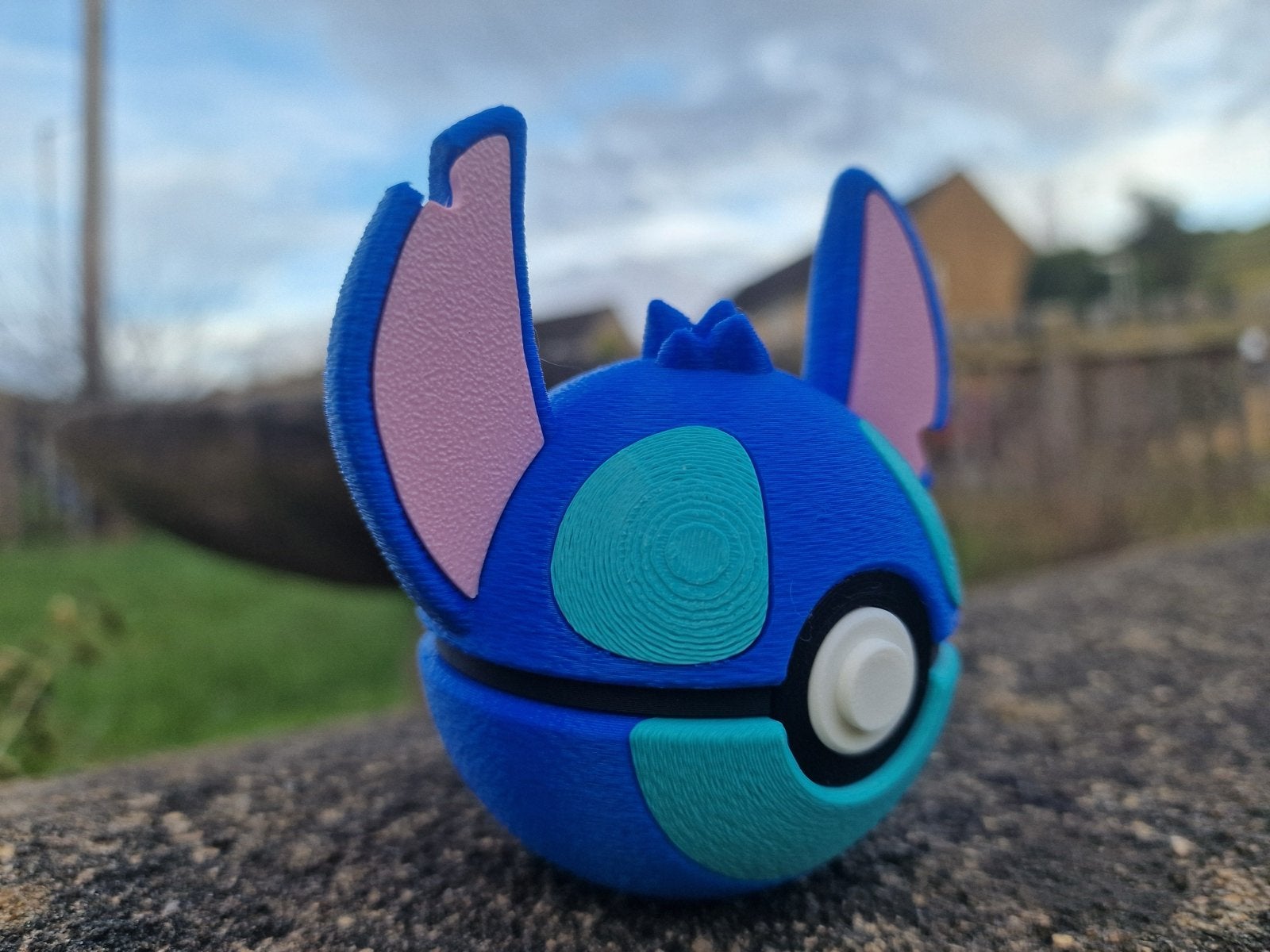 Stitch Pokeball - Unieke 3D-geprinte decoratie, Ophalen of Verzenden, Nieuw
