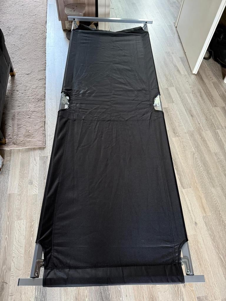 Nieuw opvouwbaar campingbed / veldbed - Trizand, Ophalen of Verzenden, Nieuw, 1-persoons