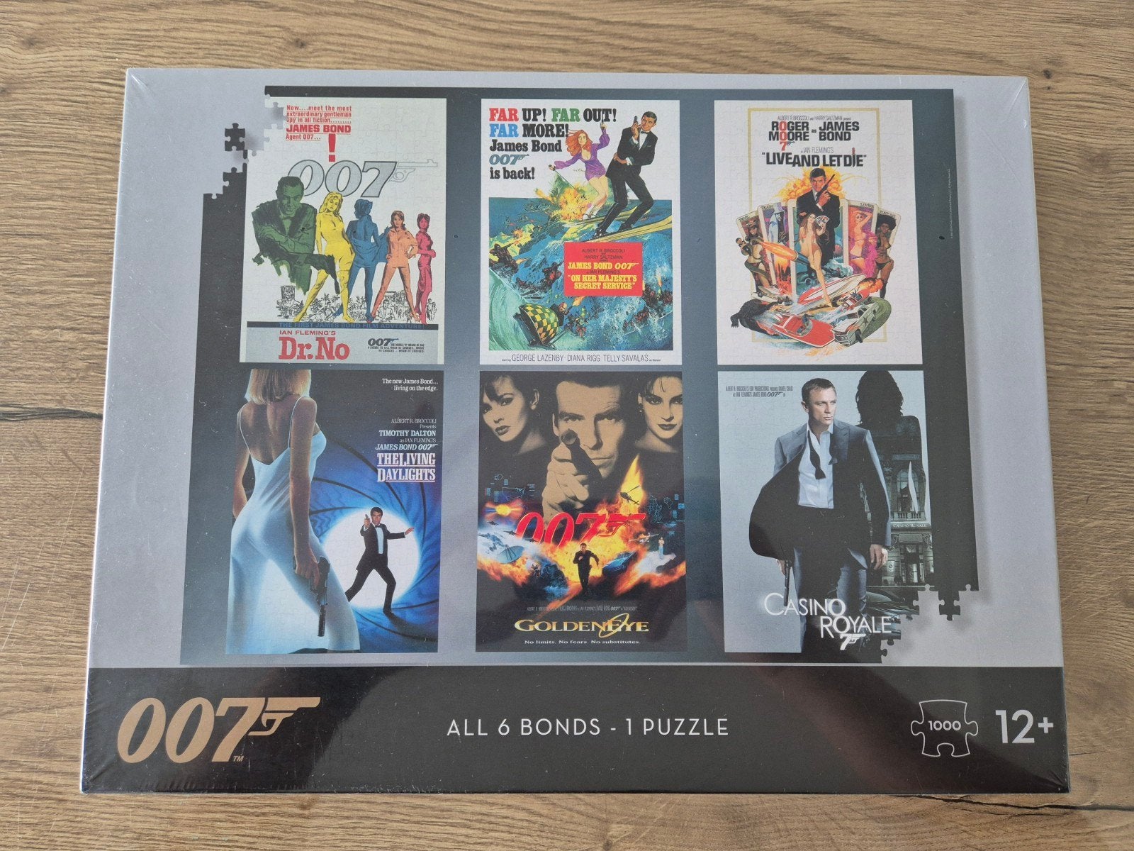 James Bond Puzzel 1000 Stukjes - Alle Debuut Posters, Ophalen of Verzenden, 500 t/m 1500 stukjes, Nieuw, Legpuzzel