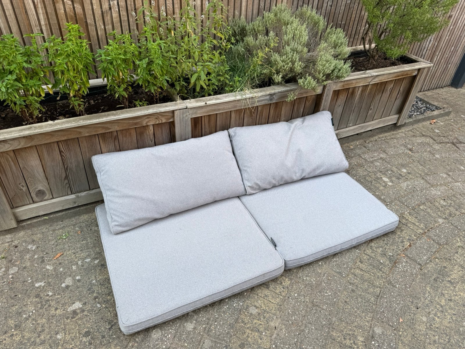 Madison Lounge kussens 73x73 cm, Ophalen, Gebruikt