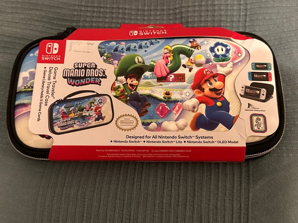 Switch en Oled Deluxe Travel Case Super Mario Bros. Wonder, Ophalen of Verzenden, Nieuw, Hoesje, Tasje of Behuizing