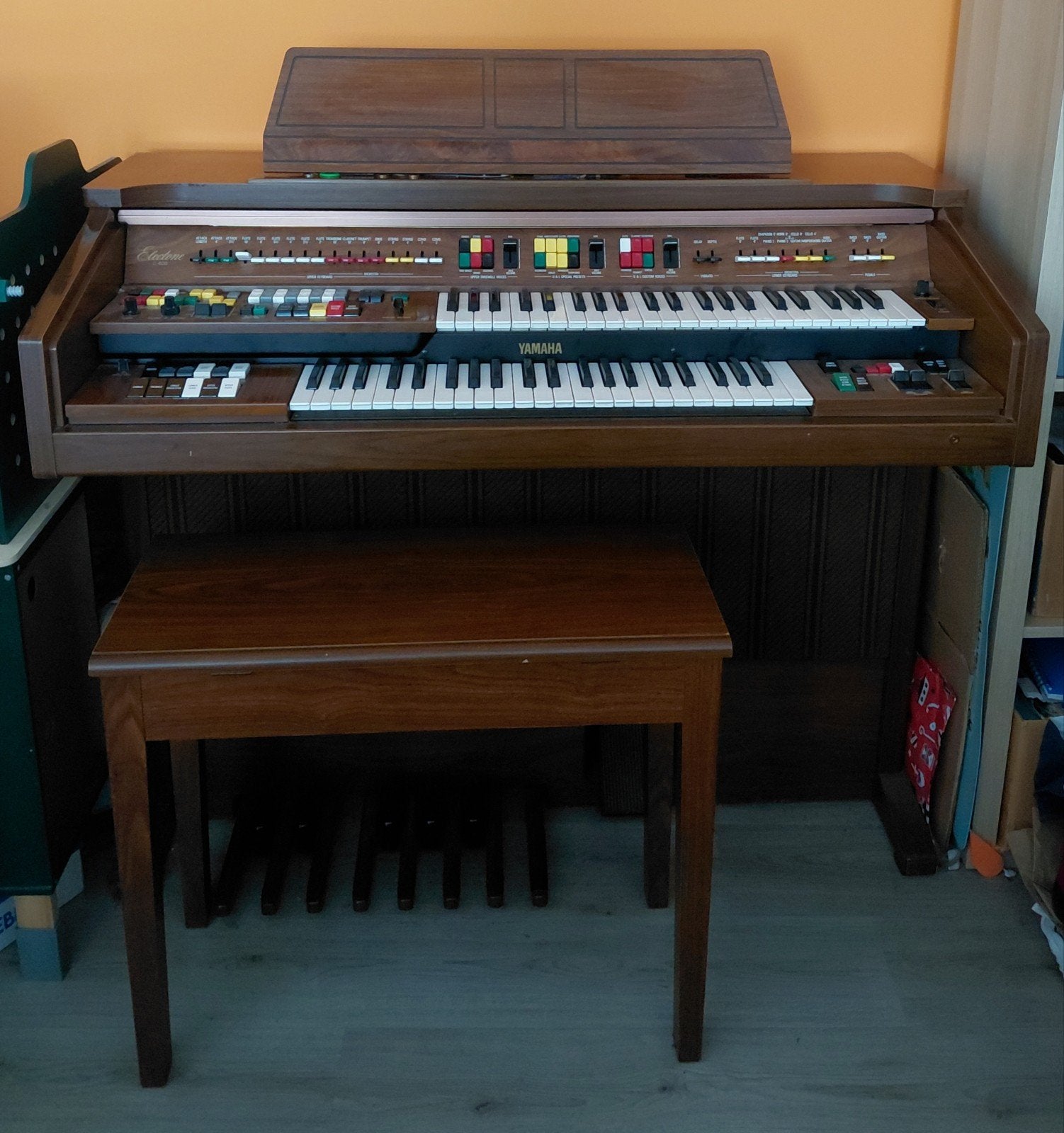 GRATIS op te halen orgel Yamaha Electone C-605, Muziek en Instrumenten, Orgels, Ophalen, Gebruikt, 2 klavieren, Orgel