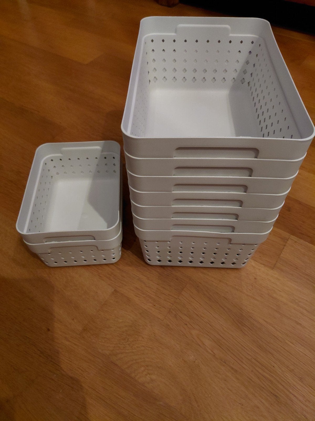 8 opbergbakjes, Ophalen of Verzenden, Zo goed als nieuw, Kunststof