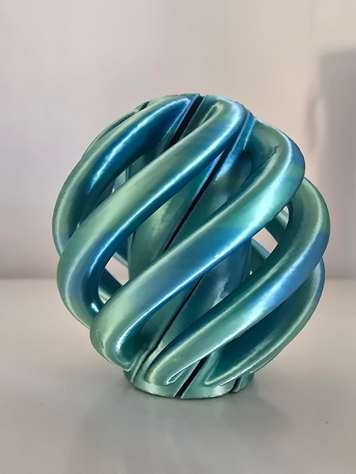 Slider fidget 3d geprint groen blauw, Ophalen of Verzenden, Nieuw