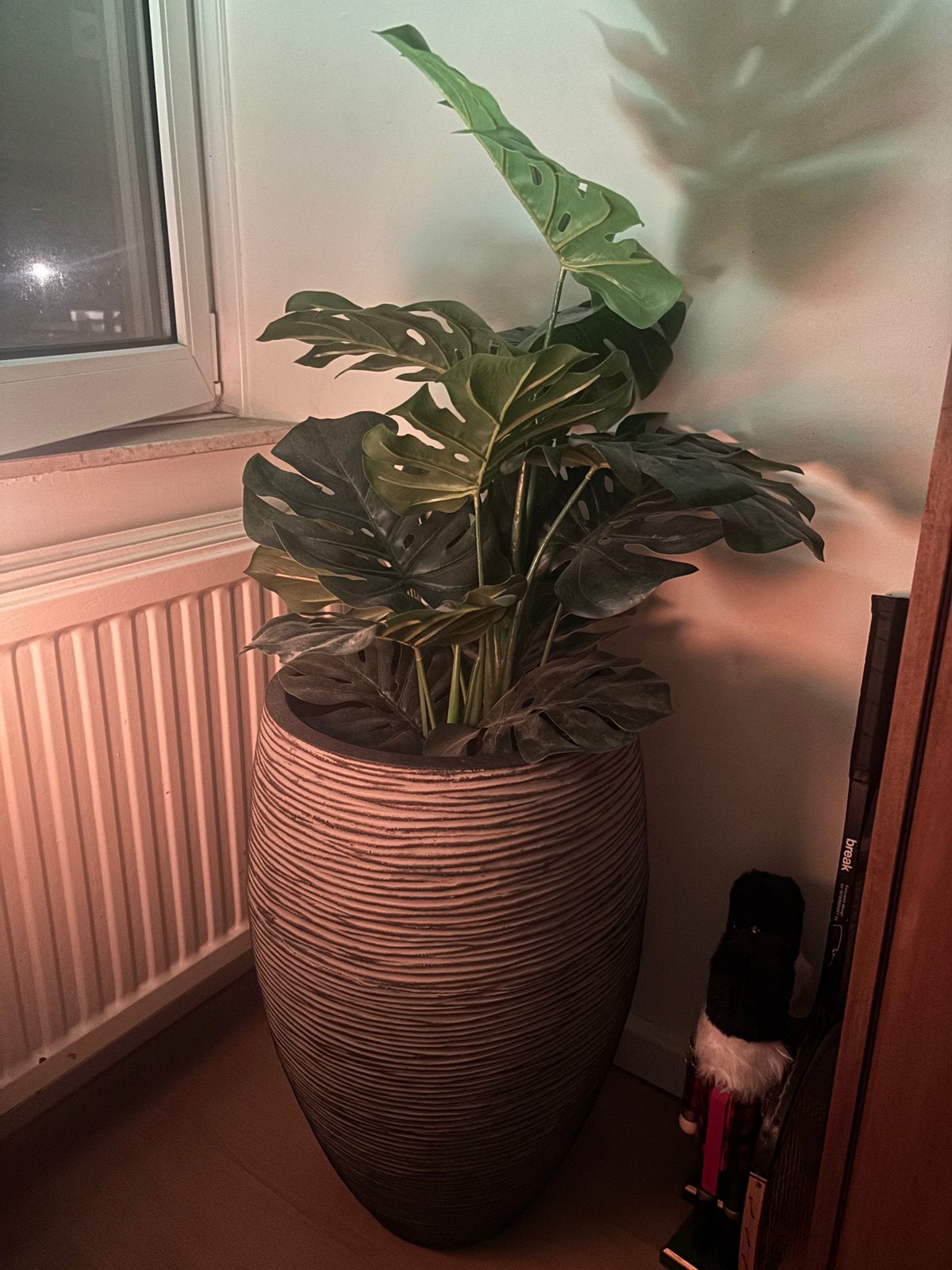 Monstera kunstplant, Ophalen, Zo goed als nieuw