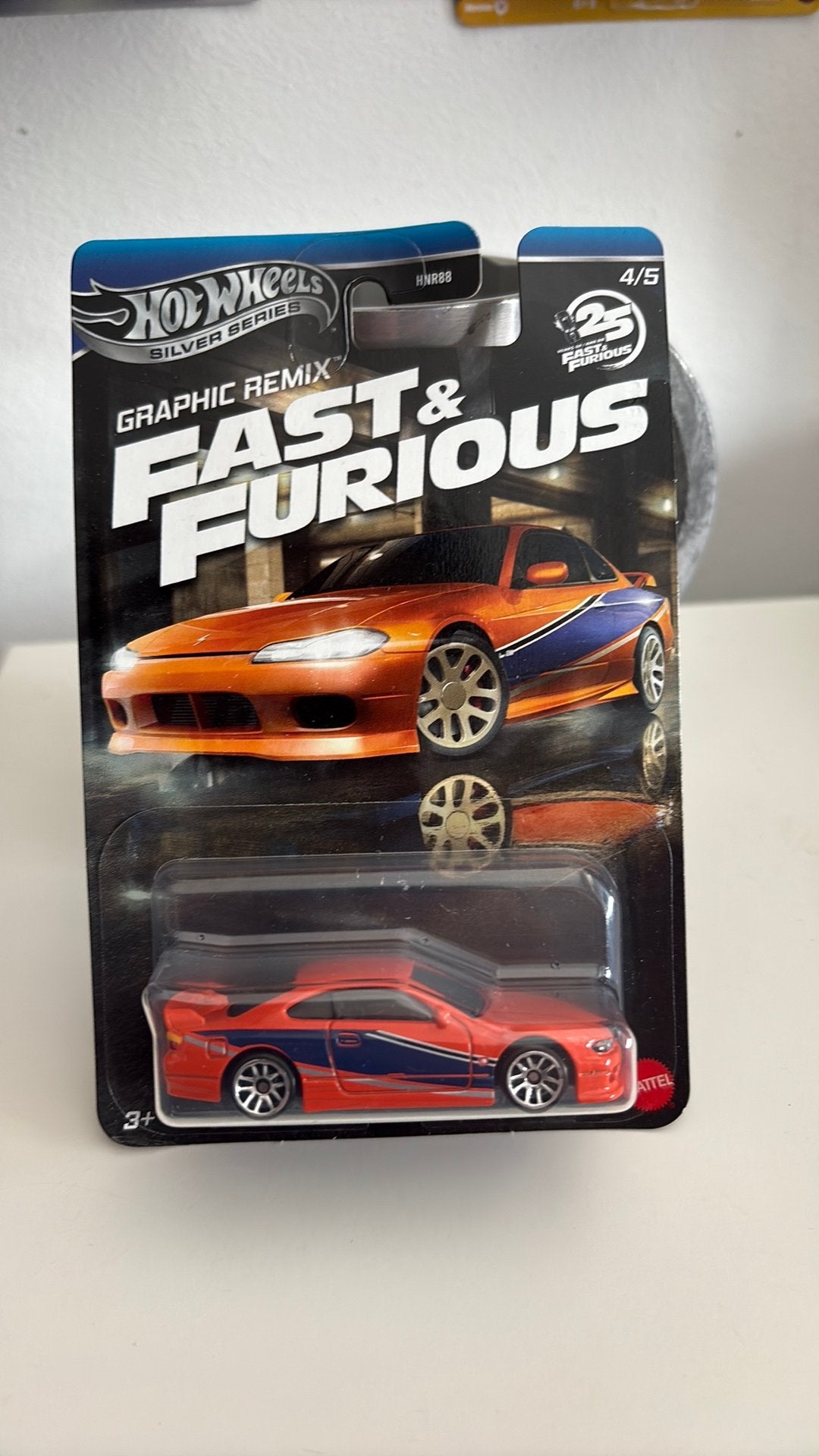 Hot Wheels Nissan Silvia (S15) F&F 1/64, Hobby en Vrije tijd, Modelauto's | Overige schalen, Ophalen of Verzenden, Nieuw, Auto