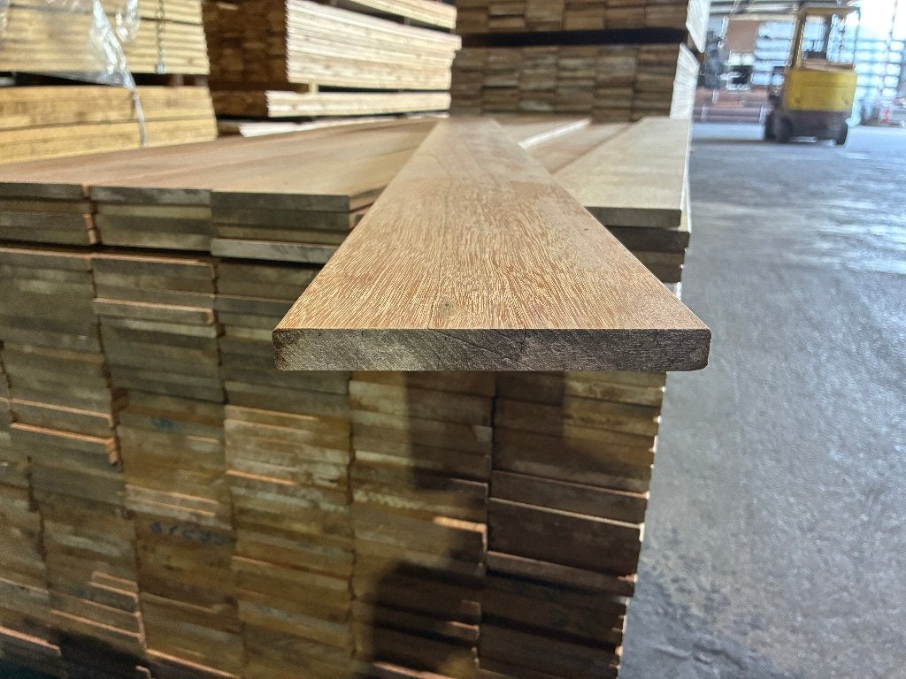planken–vlonderplanken-schutting-Hardhout-Sucupira- 15x144mm, Ophalen, Nieuw, Hout