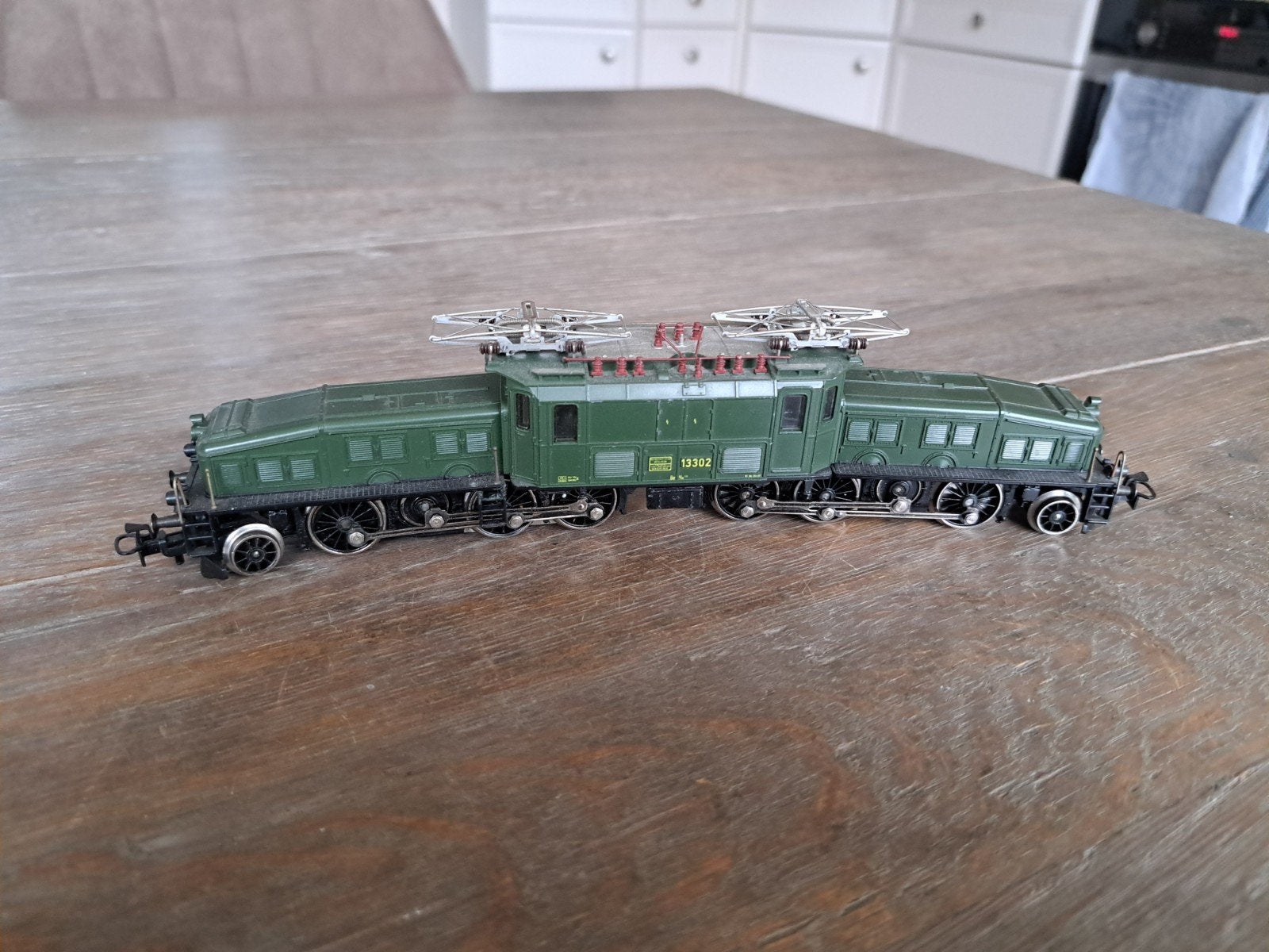 Märklin H0 3308 Krokodil Locomotief - Groen, Analoog, Gebruikt, Ophalen of Verzenden, Analoog, Märklin